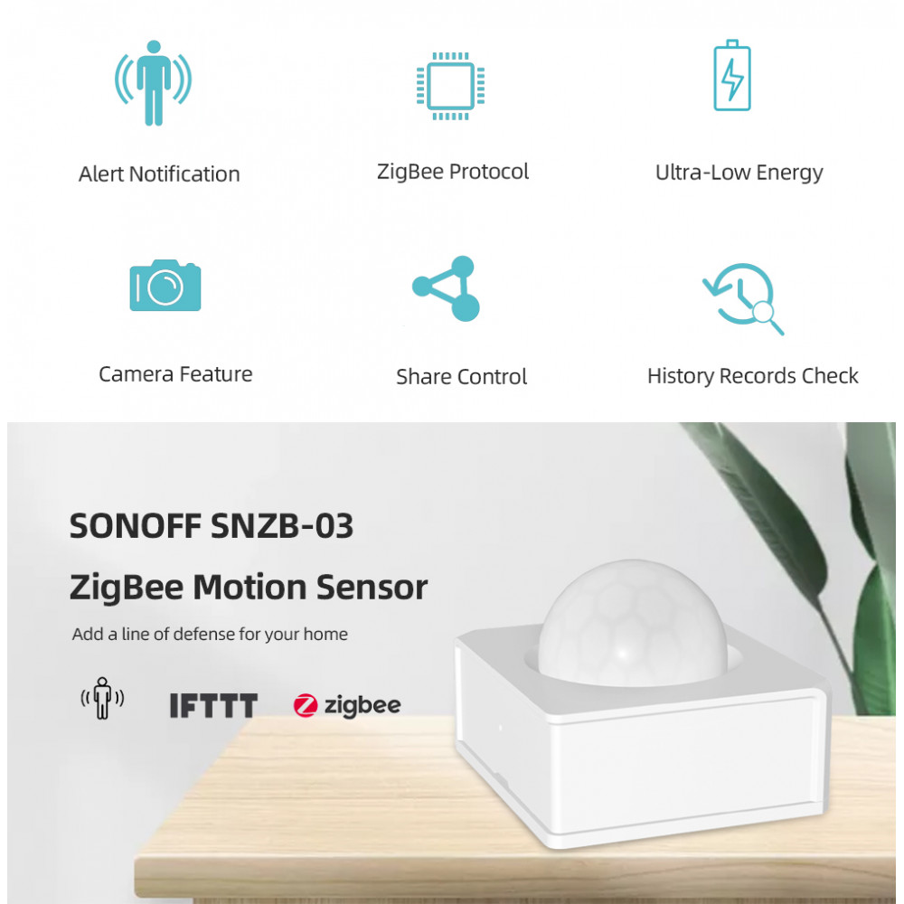 Sonoff SNZB-03 ZIGBEE Motion Detector